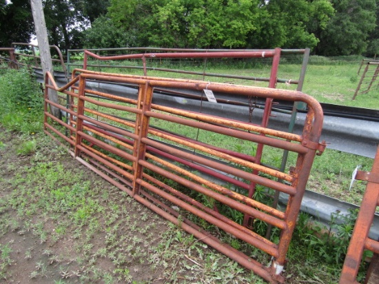 1625. (3 ) FARM GATES, 10 FT, 12 FT., 16 FT, YOUR BID IS FOR THE ENTIRE LOT