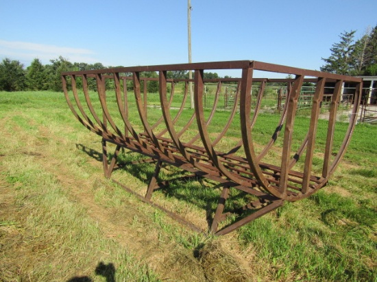 1711. HD STEEL ROUND BALE FEEDER