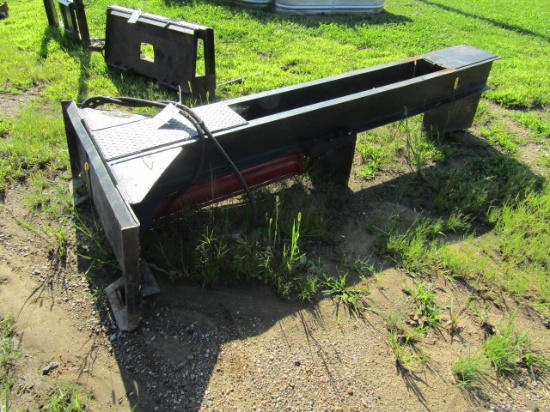 1716. 2011 EAGLE VISION SKID LOADER MOUNTED HYDRAULIC WOOD SPLITTER, ( UP T