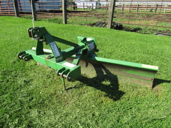 1729. FRONTIER MODEL RB1196 8 FT. 3 POINT BLADE, CAN BE HYDRAULIC ANGLE IF