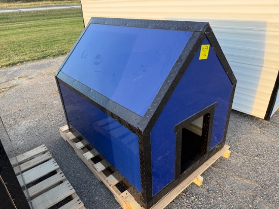 1752. 36” X 49” Dog House, Blue in Color, Your Bid Plus Sales Tax