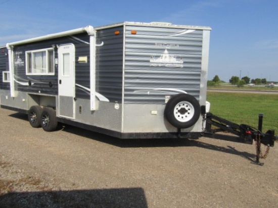 1779. 2015 8’ X 21’ V American Surplus RV Edition Ice Castle Fish House