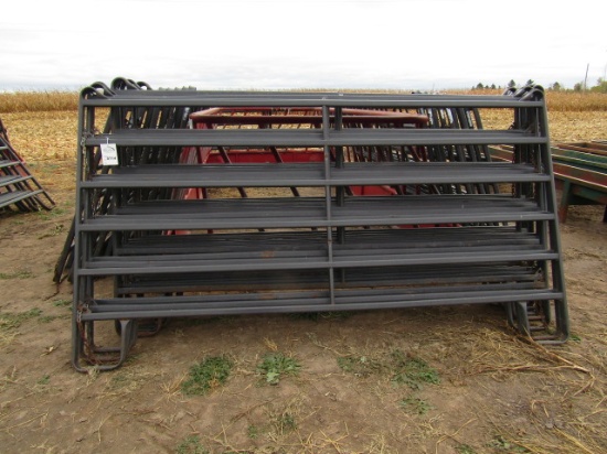 714. (10) PRIEFERT 10 FT. 6 RAIL CORRAL PANELS, 64” TALL, YOUR BID IS TIMES