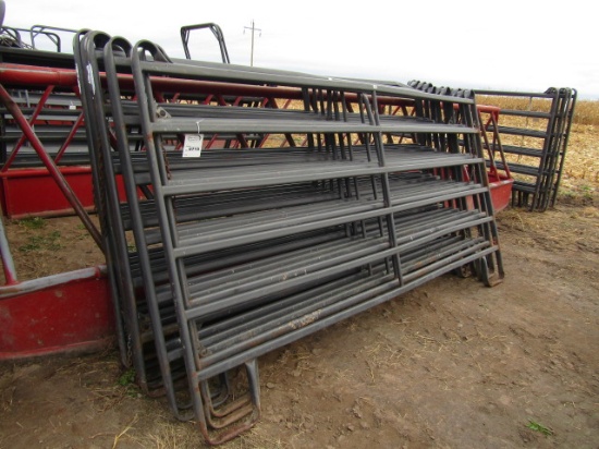 715. (10) PRIEFERT 10 FT. 6 RAIL CORRAL PANELS, 64” TALL, YOUR BID IS TIMES