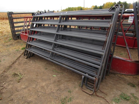 717. (10) PRIEFERT 10 FT. 6 RAIL CORRAL PANELS, 64” TALL, YOUR BID IS TIMES