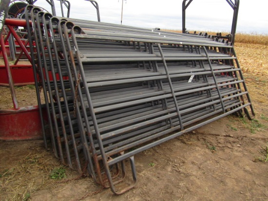 719. (10) PRIEFERT 12 FT. 6 RAIL CORRAL PANELS, 64” TALL, YOUR BID IS TIMES
