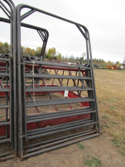 722. (3) PRIEFERT RIDE THROUGH GATES, YOUR BID IS TIMES 3