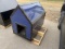 255. 31” X 49” Dog House, Blue in Color