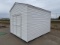 260. 10’ X 12’ Storage Sheds with Barn Doors. White In Color