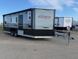 264. 2026 American Surplus Ice Castle 8’x21’ Extreme Hybrid RV Fish House on Valley Galvanized