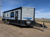 273. 2021 American Surplus Ice Castle 8’ x 26’ RV Edition, Grey/Black Ext Color,