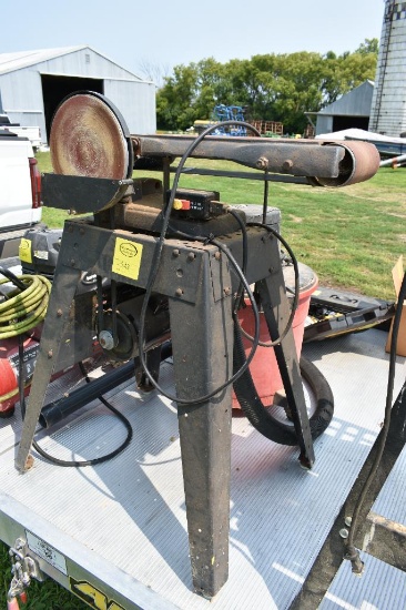 BELT SANDER & DISC SANDER ON STAND
