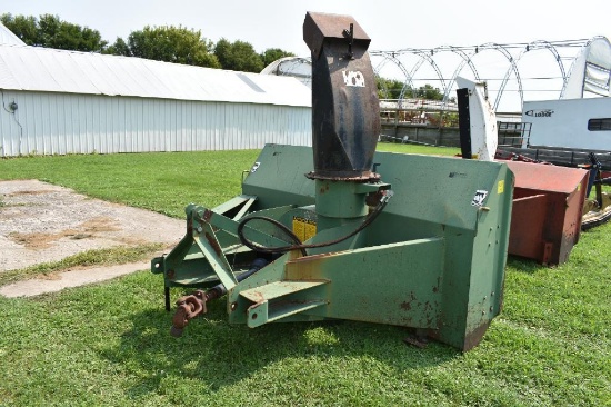 8' LOFTNESS SNOWBLOWER, 2 STAGE, HYD SPOUT