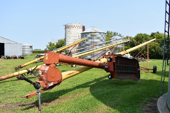 10" X 71' WESTFIELD SWING HOPPER AUGER, HYD LIFT