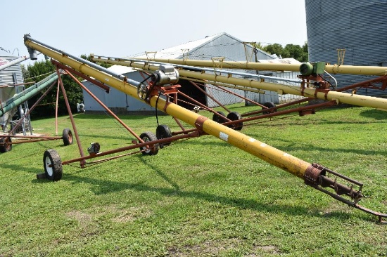 8" X 30' MAYRATH AUGER, BALDOR 7.5 HP