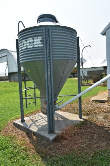 3 TON BULK FEED BIN, NO AUGER, WEST OF FEED BARN