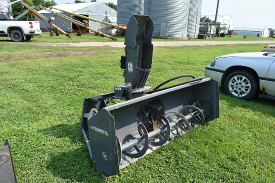 6' Loftness Skid Loader Snowlogix Snowblower, Electric Spout & Invert, Standard Flow