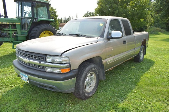 1999 Chevrolet 1500 Pickup, 4wd, Tonneau Cover, 226,251 Miles
