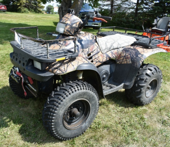 1916. 1996 POLARIS SPORTSMAN FOUR-WHEELER, ON DEMAND 4 WHEEL DRIVE, FRONT A