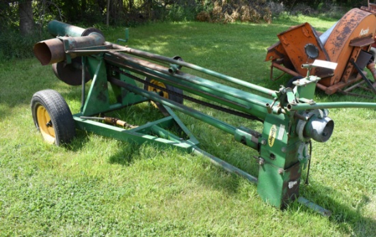 1924. BADGER MODEL BN102-08 10 FT. PTO LIQUID MANURE PIT PUMP, SN# 10412