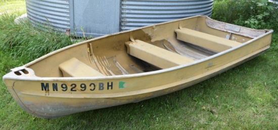 1948. 11 Ft. Aluminum Fishing Boat, Sells With No Registration
