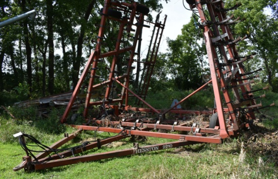 1961. Hesston Model 2210 42 Ft. +/- Field Cultivator, Walking Tandems, Stor