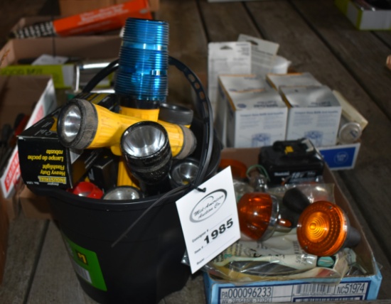 1985. Ray-O-Vac Flash Light, Misc. Flash Lights, Fuel Filters