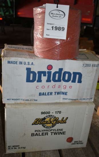 1989. 5 Balls Of Poly Baler Twine