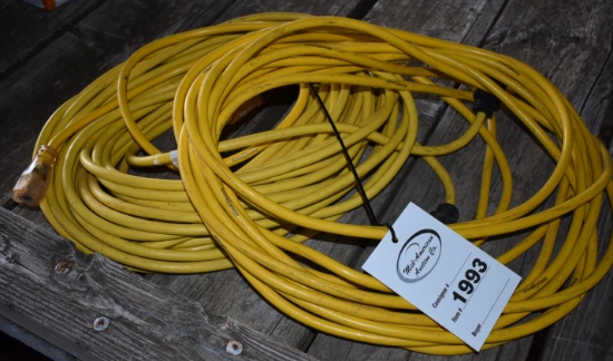 1993. 2 Hd. 25ft. And 50 Ft. +/- Electrical Cords