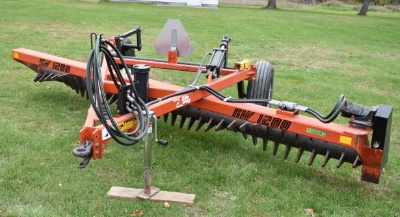 191. Very Nice Rite-Way Model Rw 1200 – 12ft. Hydraulic Driven Rock Rake, H