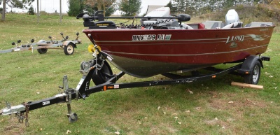 197. Nice 2008 Lund Rebel 60th Anniversary XL-SS 1625 Fishing Boat, Honda 4