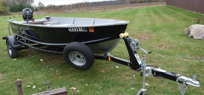 203. Beautiful 2003 Alumacraft V-16 ( 16 Ft. 7 In.) Aluminum Fishing Boat,