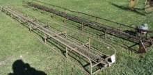 247. 2 SECTION 44 FT. TOTAL BALE CONVEYOR WITH ELECTIC MOTOR