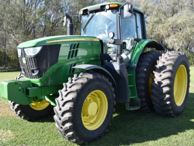 272. Sharp 2014 John Deere Model 6170m Mfwd Pre Def Diesel Tractor, 20 Spe