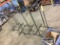 Lot of metal commercial clothes racks