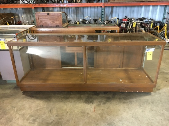 antique glass display case