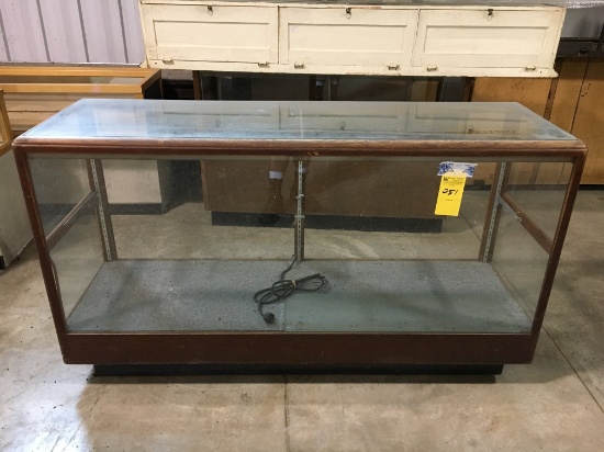 antique glass display case