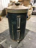 antique tin water dispenser