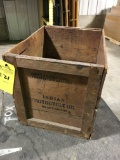 vintage Indian Motorcycle crate