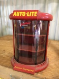 vintage spark plug display case