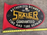 antique Shaler Tire sign