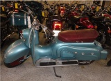 1957 Zundapp Bella Scooter in blue. 