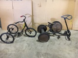 Lot of 2 antquie tricycles