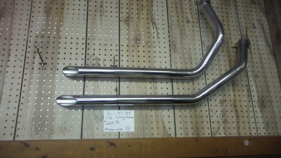 Set of XL 57-85 Drag Pipes (new)