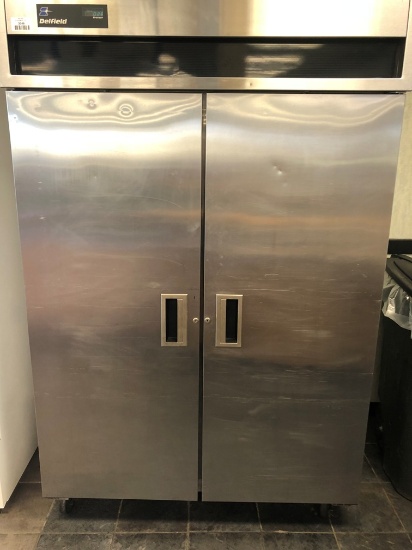 Delfield Stainless steel 2 door freezer