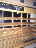 Sections of Wood Shelving