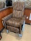 Dialysis Chair, reclining, fold away side tables, swing away arms, made by Champion Manufacturing