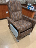Dialysis Chair, reclining, fold away side tables, swing away arms, made by Champion Manufacturing