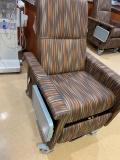 Dialysis Chair, reclining, fold away side tables, swing away arms, made by Champion Manufacturing