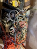 lot of assorted hoses and cords